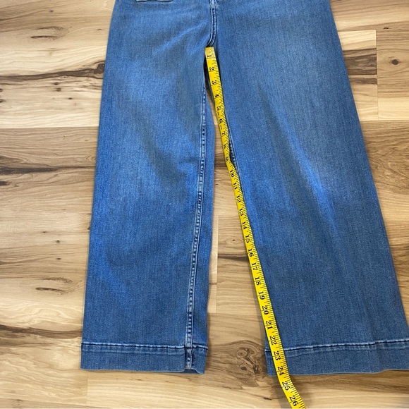 Maeve Anthropologie Denim Blue Flare Jeans The Colette - Picture 5 of 8